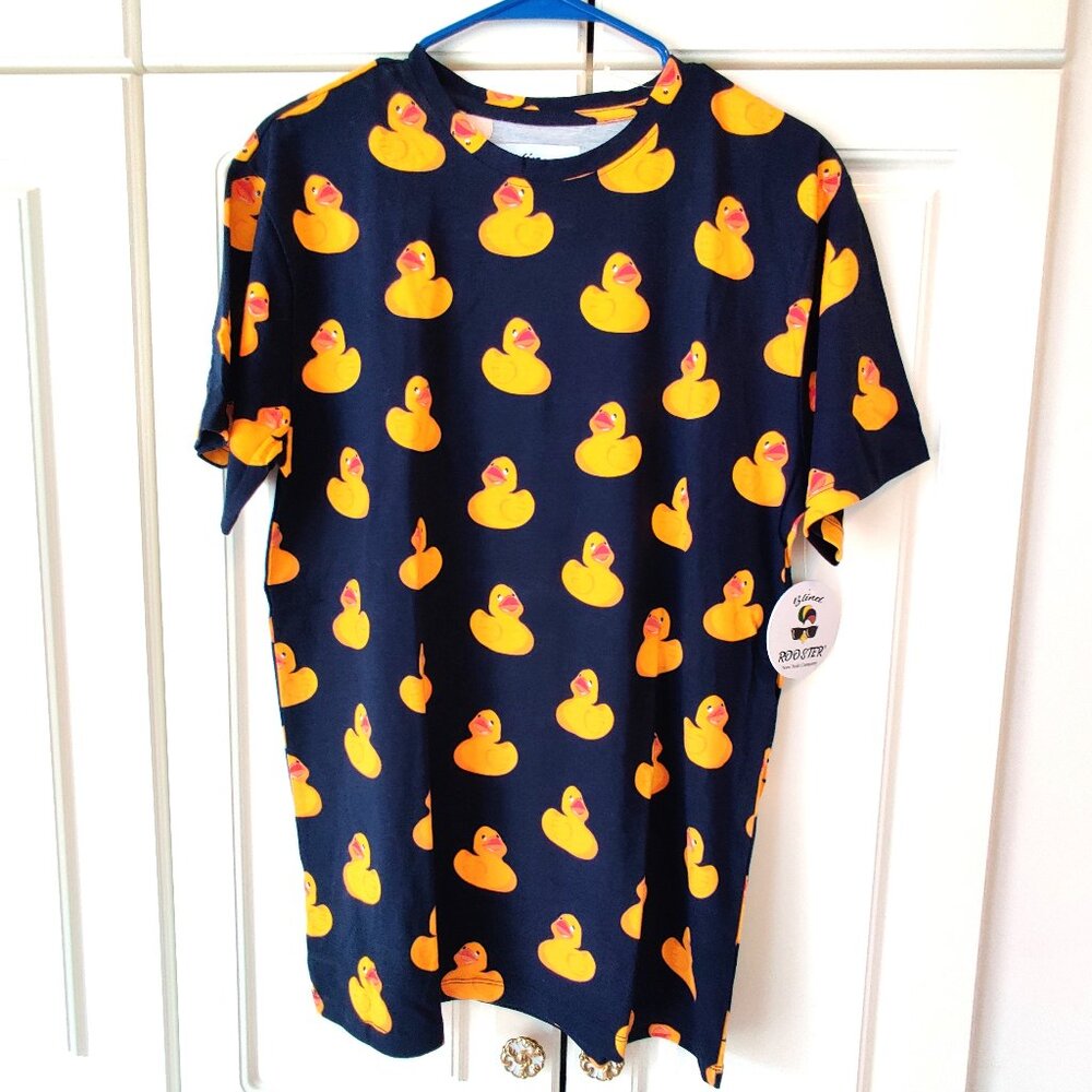 Blind Rooster Unisex Duck Tee Shirt, Size Large, NWT